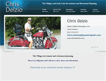 Tablet Screenshot of chrisdelzio.com